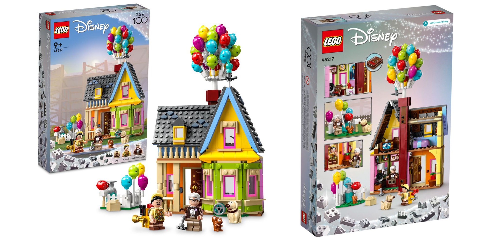LEGO Disney e Pixar 43217 Casa di “Up”, con Palloncini e