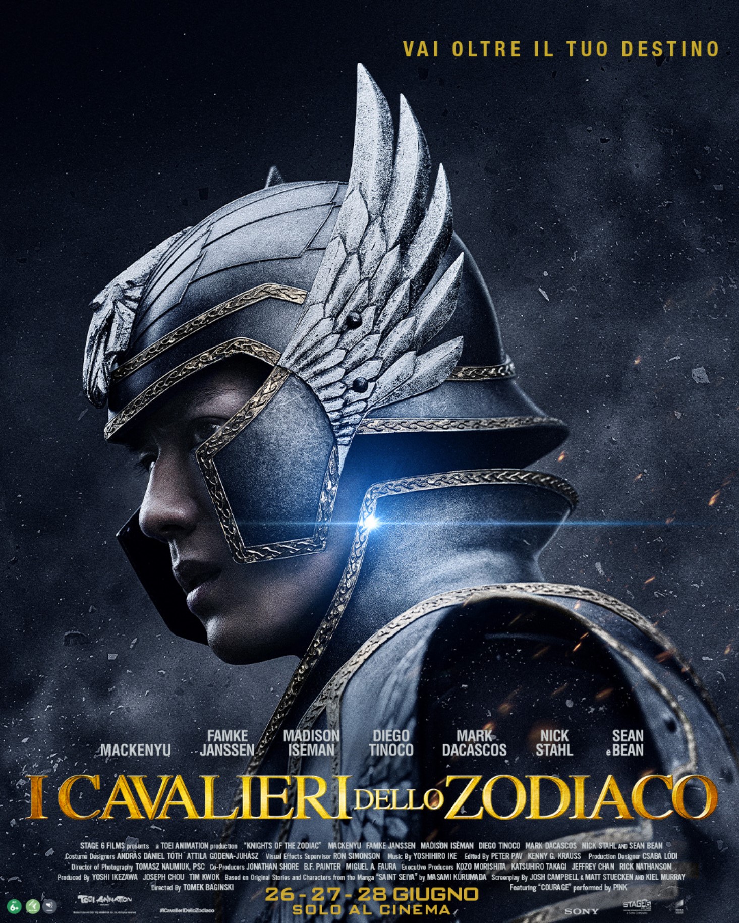 I Cavalieri dello Zodiaco: Ecco trailer e poster del film al cinema il 26,  27 e 28 giugno