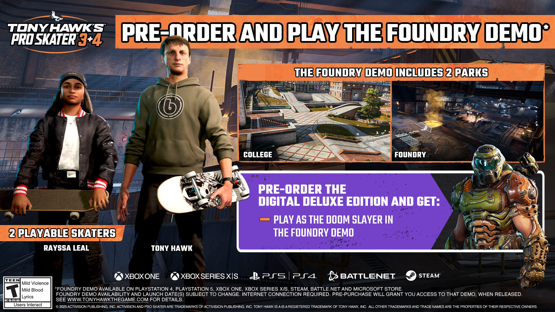 Tony Hawk’s Pro Skater 3 + 4